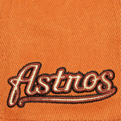 Orange Houston Astros Mitchell & Ness Cooperstown Collection Fitted Hat