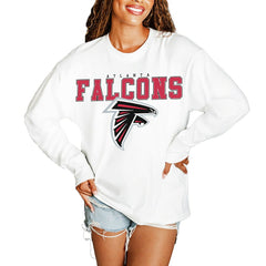 Gameday Couture Women's Big Goals Oversized Long Sleeve T-Shirt - Atlanta Falcons T-shirts