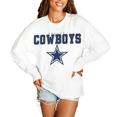 Gameday Couture Women's Big Goals Oversized Long Sleeve T-Shirt - Dallas Cowboys T-shirts