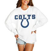 Gameday Couture Women's Big Goals Oversized Long Sleeve T-Shirt - Indianapolis Colts T-shirts
