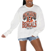 Gameday Couture Women's Time Out Oversized Long Sleeve T-Shirt - Cincinnati Bengals T-shirts