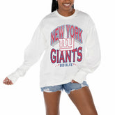 Gameday Couture Women's Time Out Oversized Long Sleeve T-Shirt - New York Giants T-shirts