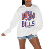 Gameday Couture Women's Time Out Oversized Long Sleeve T-Shirt - Buffalo Bills T-shirts