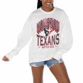 Gameday Couture Women's Time Out Oversized Long Sleeve T-Shirt - Houston Texans T-shirts