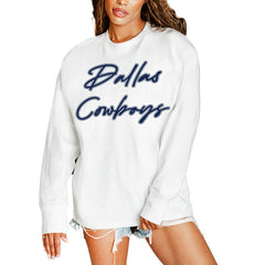 Gameday Couture Women's Classic Comeback Oversized Long Sleeve T-Shirt - Dallas Cowboys T-shirts
