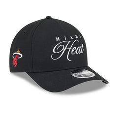 New Era Miami Heat 2025 NBA Draft M-Crown A-Frame 9FORTY Adjustable Hat