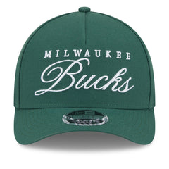 New Era Milwaukee Bucks 2025 NBA Draft M-Crown A-Frame 9FORTY Adjustable Hat