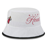 New Era Miami Heat 2025 NBA Draft Nylon Bucket Hat