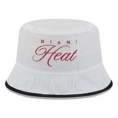 New Era Miami Heat 2025 NBA Draft Nylon Bucket Hat