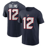 Nico Collins Name & Number T-Shirt - Houston Texans T-shirts