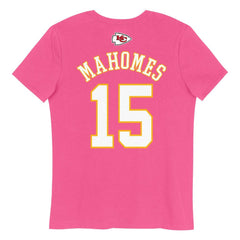 Patrick Mahomes Girls Youth Player Name & Number T-Shirt - Kansas City Chiefs T-shirts
