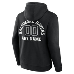 Personalized Name & Number Pullover Hoodie - Baltimore Ravens Hoodies