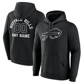 Personalized Name & Number Pullover Hoodie - Buffalo Bills Hoodies