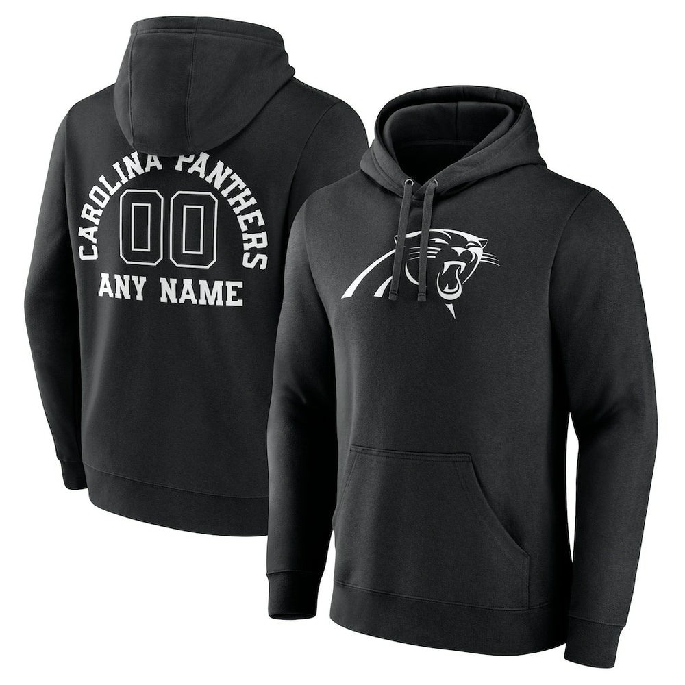 Personalized Name & Number Pullover Hoodie - Carolina Panthers Hoodies