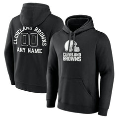 Personalized Name & Number Pullover Hoodie - Cleveland Browns Hoodies