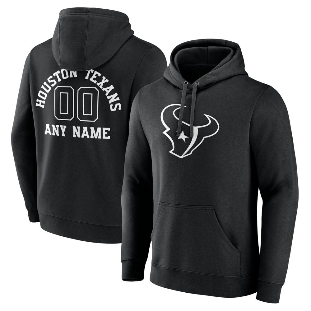 Personalized Name & Number Pullover Hoodie - Houston Texans Hoodies