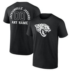 Personalized Name & Number Monochrome T-Shirt - Jacksonville Jaguars T-shirts