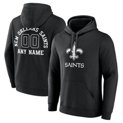 Personalized Name & Number Pullover Hoodie - New Orleans Saints Hoodies