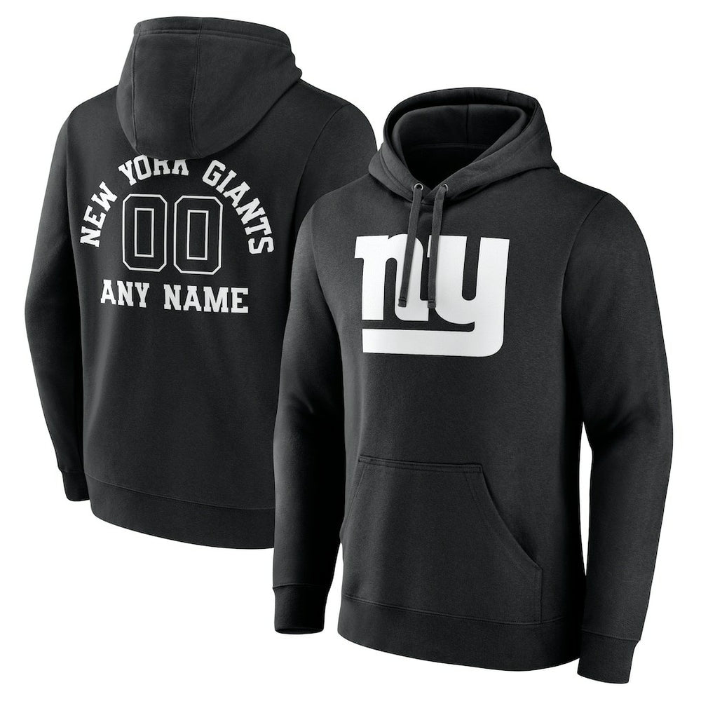 Personalized Name & Number Pullover Hoodie - New York Giants Hoodies