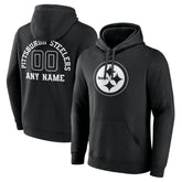 Personalized Name & Number Pullover Hoodie - Pittsburgh Steelers Hoodies