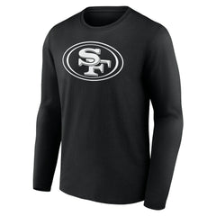 Personalized Name & Number Monochrome Long Sleeve T-Shirt - San Francisco 49ers T-shirts