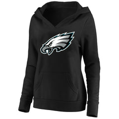 Women's Plus Size V-Neck Pullover Hoodie - Philadelphia Eagles Hoodies