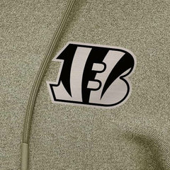 Antigua Women's Justice Pullover Hoodie - Cincinnati Bengals Hoodies