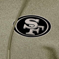 Antigua Women's Justice Pullover Hoodie - San Francisco 49ers Hoodies