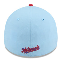 Light Blue/Red Washington Nationals New Era 2025 Fourth of July 39THIRTY Flex Hat