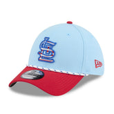 Light Blue/Red St. Louis Cardinals New Era 2025 Fourth of July 39THIRTY Flex Hat