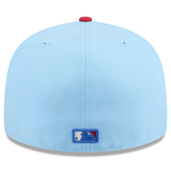 Light Blue/Red Los Angeles Angels New Era 2025 Fourth of July 59FIFTY Fitted Hat