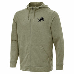 Antigua Effortless Full-Zip Hoodie Jacket - Detroit Lions Hoodies