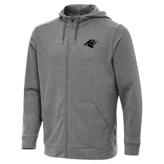 Antigua Effortless Full-Zip Hoodie Jacket - Carolina Panthers Hoodies