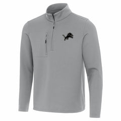 Antigua Insider Quarter-Zip Jacket - Detroit Lions Jackets