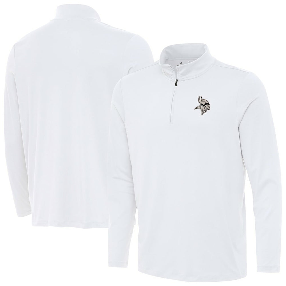Antigua Reprocess Quarter-Zip Top - Minnesota Vikings Tops