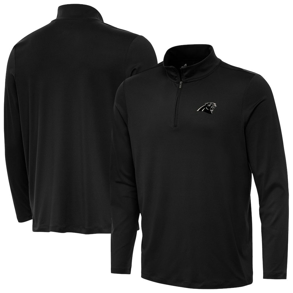 Antigua Reprocess Quarter-Zip Top - Carolina Panthers Tops