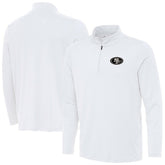 Antigua Reprocess Quarter-Zip Top - San Francisco 49ers Tops