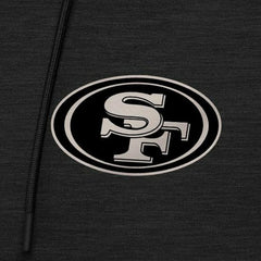 Antigua Spikes Raglan Quarter-Zip Hoodie - San Francisco 49ers Hoodies