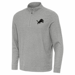 Antigua Subtle Quarter-Zip Top - Detroit Lions Tops