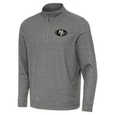 Antigua Subtle Quarter-Zip Top - San Francisco 49ers Tops