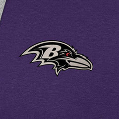 Antigua Brushed Carbon Victory Pullover Hoodie - Baltimore Ravens Hoodies