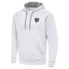 Antigua Brushed Carbon Victory Pullover Hoodie - Chicago Bears Hoodies
