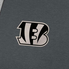 Antigua Brushed Carbon Victory Pullover Hoodie - Cincinnati Bengals Hoodies