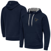 Antigua Brushed Carbon Victory Pullover Hoodie - Houston Texans Hoodies