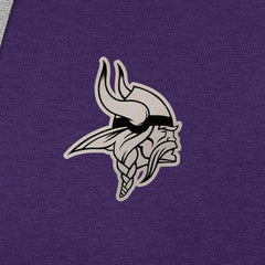 Antigua Brushed Carbon Victory Pullover Hoodie - Minnesota Vikings Hoodies