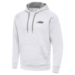 Antigua Brushed Carbon Victory Pullover Hoodie - New York Jets Hoodies