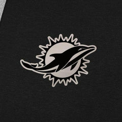 Antigua Brushed Carbon Victory Pullover Hoodie - Miami Dolphins Hoodies