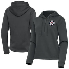 NHL Winnipeg Jets Antigua Women's Contemporary Quarter-Zip Hoodie