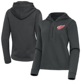 NHL Detroit Red Wings Antigua Women's Contemporary Quarter-Zip Hoodie
