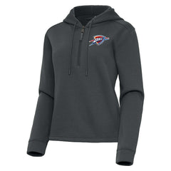 Oklahoma City Thunder Antigua Women's Contemporary Quarter-Zip Hoodie